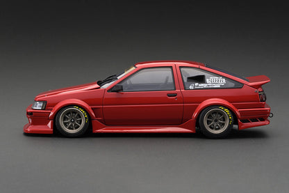 IG2611 ignition model 1:18 RWB AE86 Red Resin