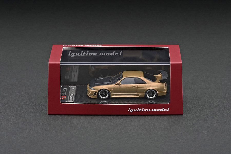 [ Back-order ] ignition model IG2509 1:64 Nismo R33 GT-R Matte Gold