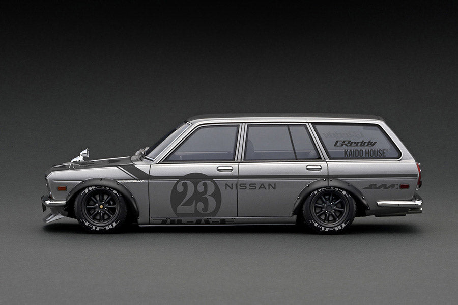 [ Back-order ] ignition model IG3151 1:18 Datsun Bluebird (510) Wagon Silver model car