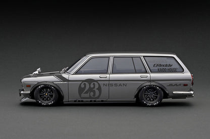 [ Back-order ] ignition model IG3151 1:18 Datsun Bluebird (510) Wagon Silver model car