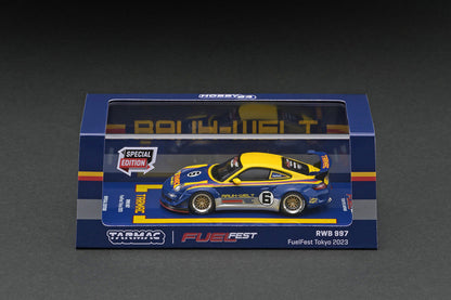 [ Back-order ]  Tarmac Works T64-057-TM 1:64 RWB 997 FuelFest Tokyo 2023 model car