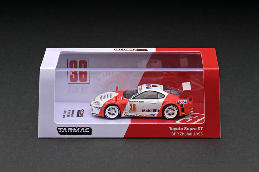 T64-051-95BPR36 TARMAC WORKS 1:64 Toyota Supra GT BPR Zhuhai 1995 #36