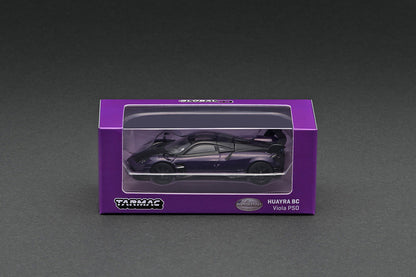 [ Back-order ]  Tarmac Works T64G-TL014-PU 1:64 Pagani Huayra BC Viola PSO model car