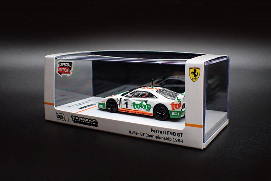 [ Back-order ]  Tarmac Works T64-076-94IGT01 1:64 Ferrari F40 GT Italian GT Championship 1994 model car