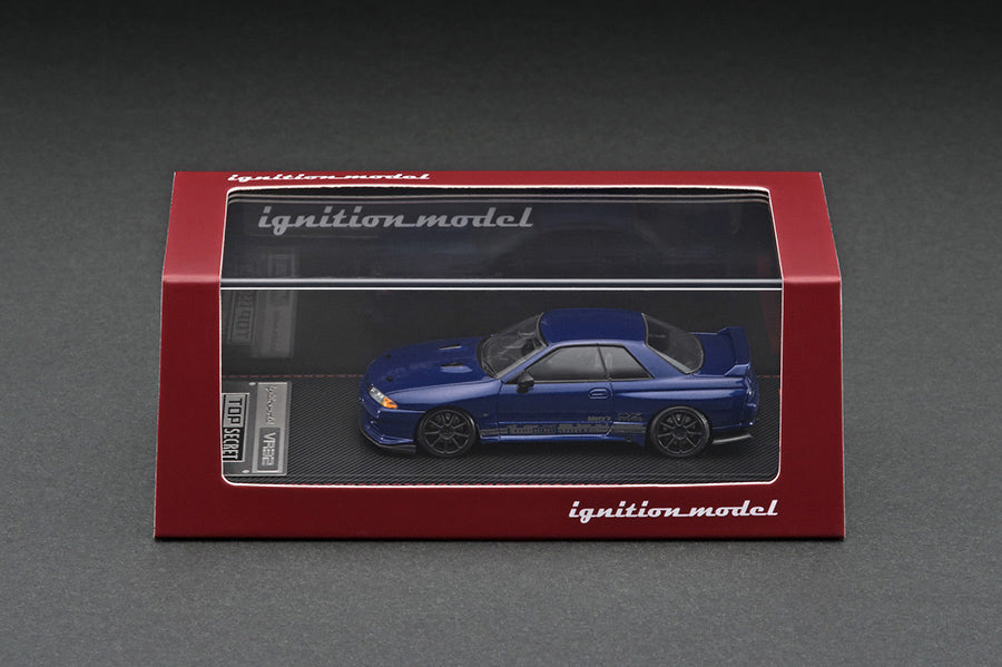 [ Back-order ] ignition model IG2390 1:64 TOP SECRET GT-R (VR32) Blue Metallic