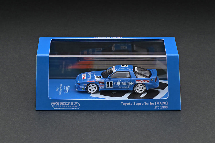 [ Back-order ]  Tarmac Works T64-064-90JTC36 1:64 Toyota Supra Turbo (MA70) JTC 1990 model car