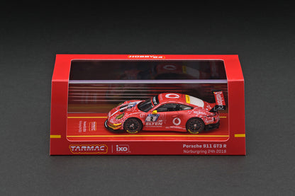 [ Back-order ]  Tarmac Works T64-032-18NUR02 1:64 Porsche 911 GT3 R Nurburgring 24h 2018 model car