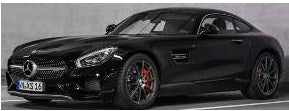 870037120 MINICHAMPS 1:87 Mercedes AMG GTS 2015 Black