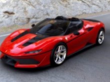 LS485A LookSmart 1:43 Ferrari J50 RED model car