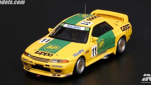 IN64-R32-BP INNO MODELS 1:64 Nissan GT-R R32 #11 BP OIL TRAMPIO Intertek '93