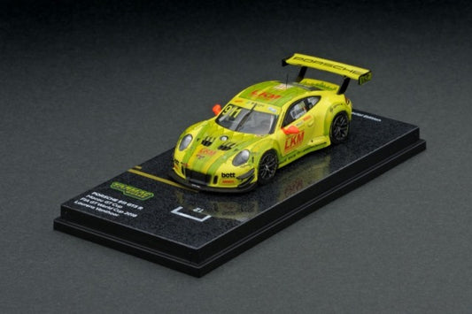 T64-032-18MGP911 TARMAC WORKS 1:64 Porsche 911 GT3 R Macau GT 2018 #911 model car