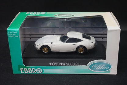 1:43 EBBRO 43104 Toyota 2000GT White model cars