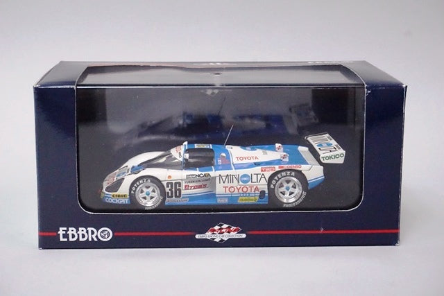 1:43 EBBRO 43685 Minolta TOM'S Toyota 88C Le Mans 1988 #36