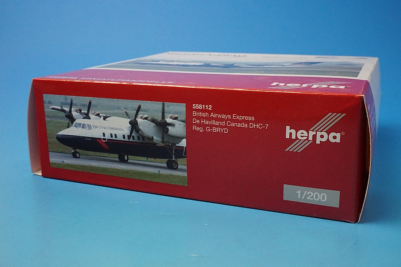 1:200 De Havilland Canada DHC-7 British G-BRYD 558112 Herpa