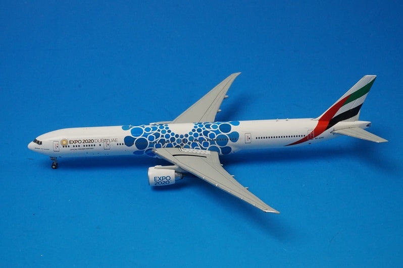 1:400 B777-300ER Emirates Blue Expo 2020 A6-EPK GJUAE1834 Gemini airplane model