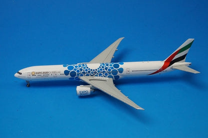 1:400 B777-300ER Emirates Blue Expo 2020 A6-EPK GJUAE1834 Gemini airplane model