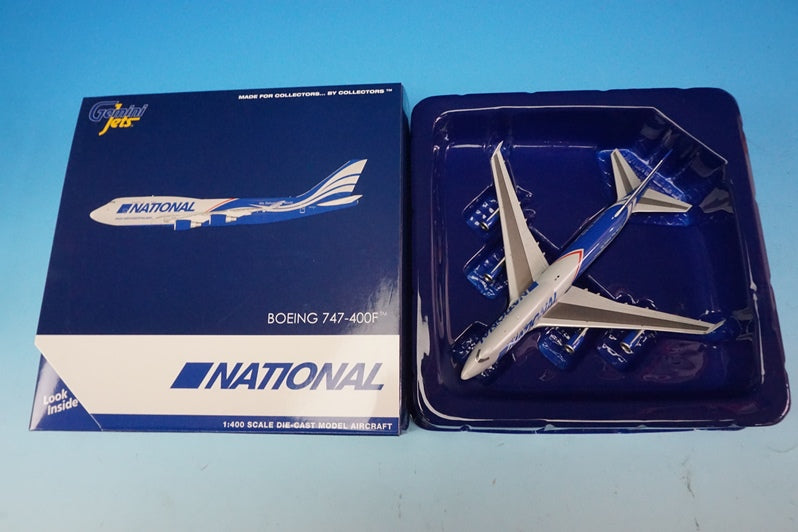 1:400 B747-400 National Airlines N952CA GJNCR2016 Gemini airplane model