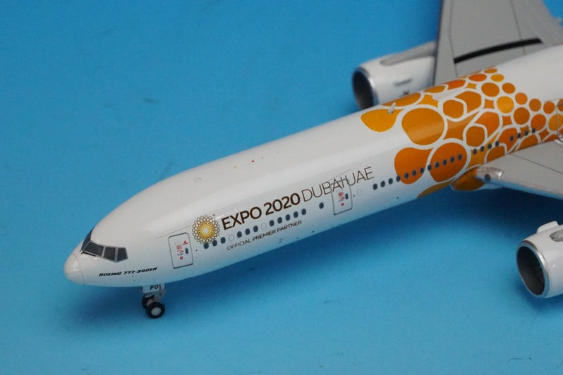 1:400 B777-300ER Emirates Orange Expo 2020 A6-EPO GJUAE1816 Gemini