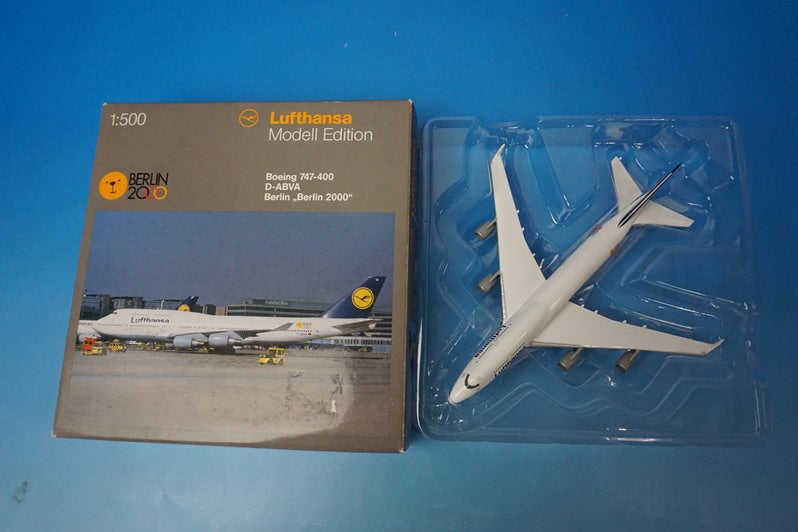 1:500 B747-400 Lufthansa Berlin 2000 D-ABVA 504102 Herpa