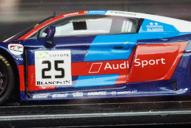 1:43 SPARK SB204 Audi R8 LMS Sainteloc Racing SPA 24h 2018 #25 model car