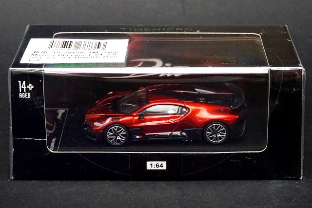 18-59159 TM Time Micro x Bburago 1:64 Bugatti Divo Red model car