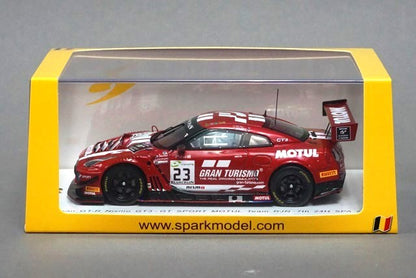 1:43 SPARK SB207 Nissan GT-R NISMO GT3-GT Sport MOTUL Team RJN 7th 24h SPA 2018 #23