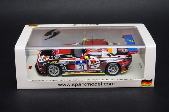 1:43 SPARK SG157 Mercedes SLS AMG GT3 ADAC 24h Nurburgring 2014 #31