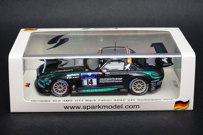 1:43 SPARK SG151 Mercedes SLS AMG ADAC 24h Nurburgring 2014 #14