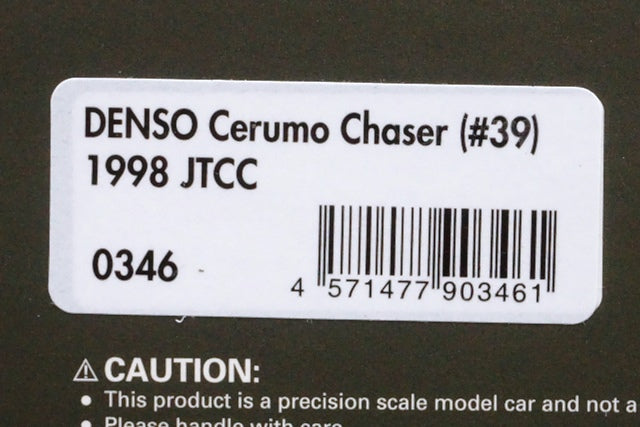 1:43 ignition model IG0346 Denso Serumo Chaser JTCC Hironori Takeuchi 1998 #39