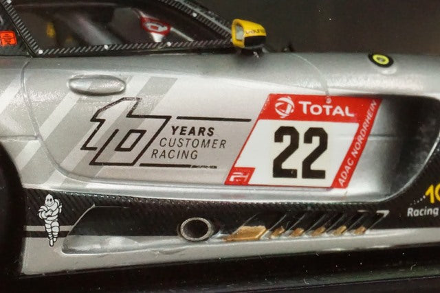 1:43 SPARK SG704 Mercedes AMG GT3 10Q Racing Team Hauer & Zabel GbR Nurburgring 24h 2020 #22