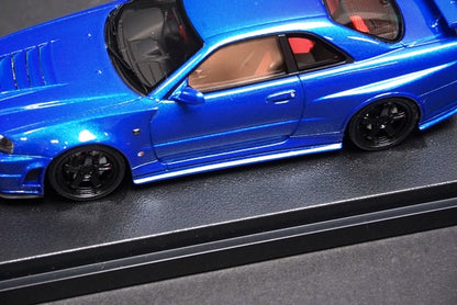 1:43 HPI 8376 MIRAGE Hobby Forum 2011 NISMO R34 GT-R Z Tune Bayside Blue