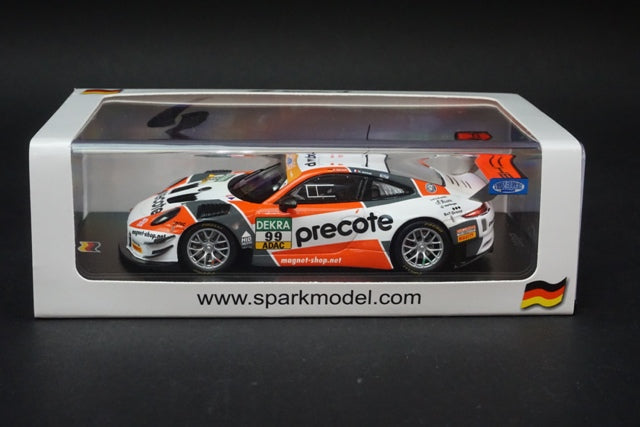 1:43 SPARK SG501 Porsche 911 GT3 #99 Herberth Motorsport Champion GT Masters 2018