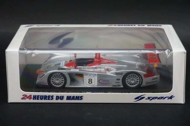 1:43 SPARK 43LM00 Audi R8 Audi Sport Team Joest Le Mans winner 2000 #8