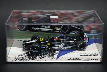 1:43 MINICHAMPS 413011221 European Minardi PS01 F.Alonso German GP 2001 #21