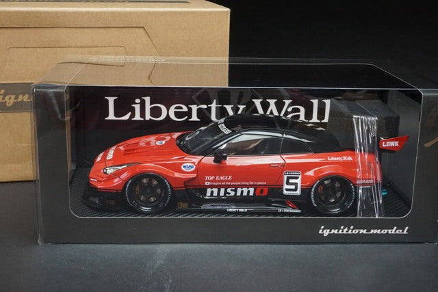 1:18 ignition model MC-IG2723 LB-Silhouette WORKS GT Nissan 35GT-RR Red / Black LBWK Original Package