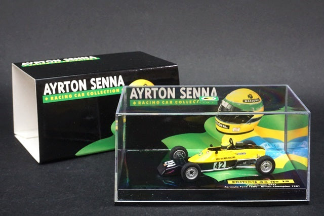 1:43 MINICHAMPS 540814342 Van Diemen RF81 Formula Ford 1600 A.Senna British Champion 1981 #42 ASC No.19