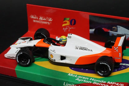 1:43 MINICHAMPS 413910001 McLaren Honda MP4/6 A.Senna 1991 #1