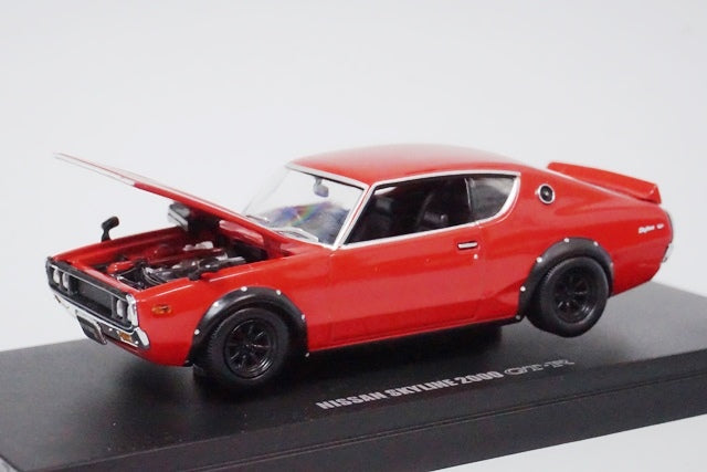 1:43 KYOSHO 03116R Nissan Skyline 2000GT-R KPGC110 WIDE WHEEL RED