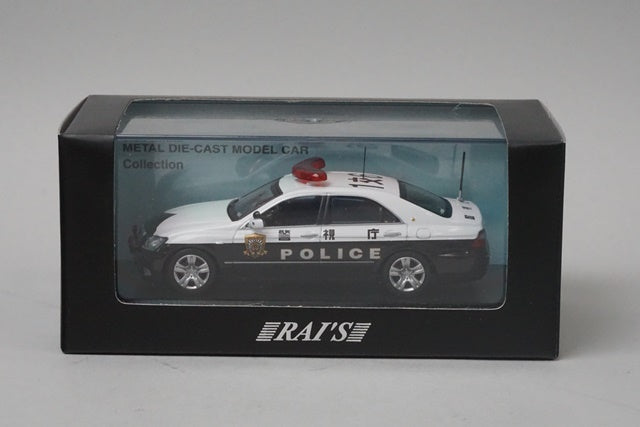 1:43 RAI'S H7430702 Toyota Crown (GRS180) 2007 Metropolitan Police Department Traffic Mobility Unit Vehicle