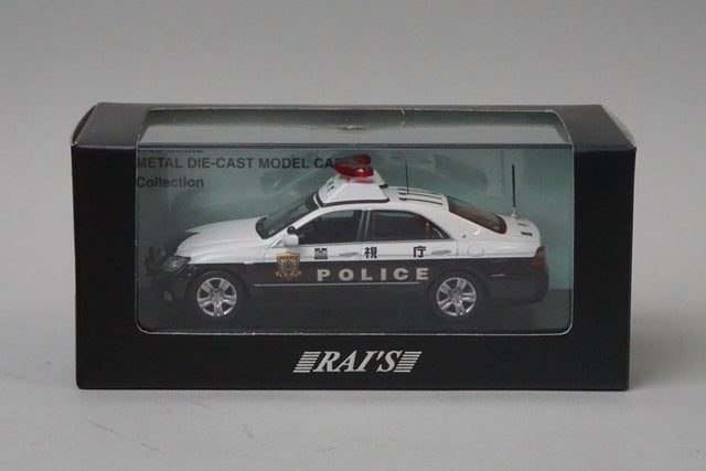 1:43 RAI'S H7430701 Toyota Crown (GRS180) 2007 Metropolitan Police Dept.