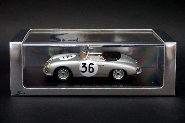 1:43 SPARK S1352 Porsche 356 Speedster Le Mans LM 1957 #36