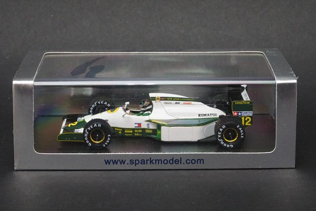 1:43 SPARK S1786 Team Lotus 102B San Marino GP 6th 1991 #12 J.Bailey