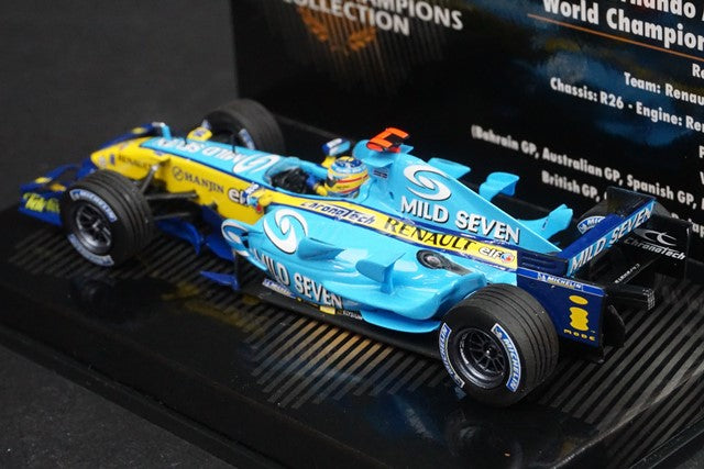 1:43 MINICHAMPS 436060001 Renault F1 Team R26 2006 World Champion #1 F.Alonso