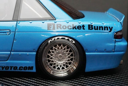 1:18 ignition model IG1129 Nissan Rocket Bunny S13 V1 Blue