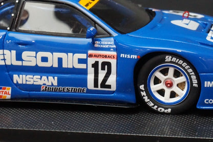 1:43 EBBRO P404 CALSONIC Skyline JGTC GT500 1999 #12 Blue model car