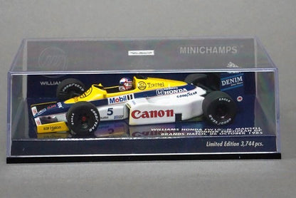 1:43 MINICHAMPS 400850005 Williams Honda FW10 Brands Hatch Winner 1985 #5 N.Mansell