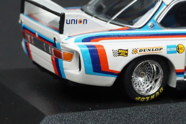 1:43 MINICHAMPS 430752925 BMW 3.5 CSL IMSA Sebring 12h Winner 1975 #25 Moffat/Stuck/Posey