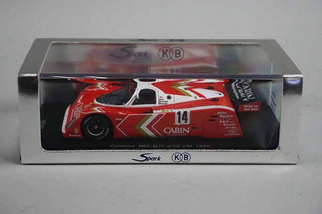 1:43 SPARK KBS042 Porsche 962 GTI LM Le Mans 1989 #14 CABIN