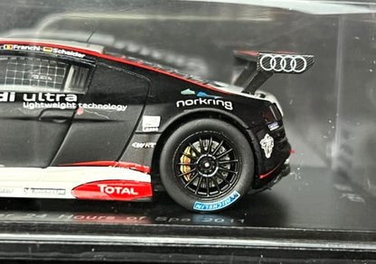 1:43 SPARK SB011 Audi R8 LMS SPA 24h Winner 2011 #33 model car