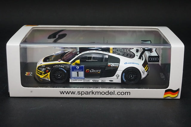 1:43 SPARK SG080 Audi R8 LMS ultra Nurburgring 24h 2013 #1 model car